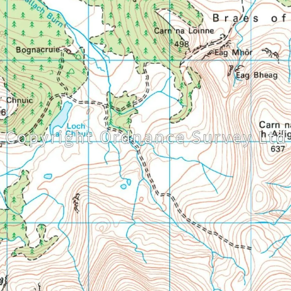 Ordnance Survey Wandelkaart Active 36 Grantown Aviemore 1:50.000