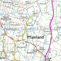 Ordnance Survey Wandelkaart Explorer OL467 Shetland Mainland Central