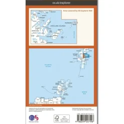 Ordnance Survey Wandelkaart Explorer OL468 Shetland Mainland North East