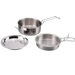 origin outdoors Stainless steel Cooking set 'snap pack'