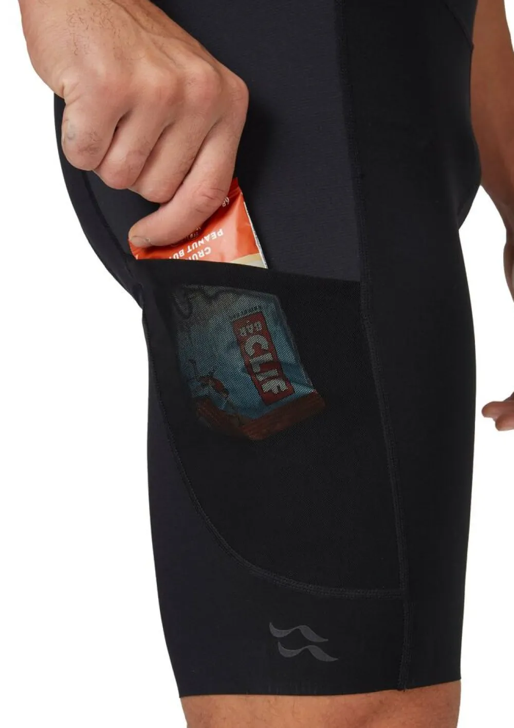 Heren Rab Cinder cargo bib shorts