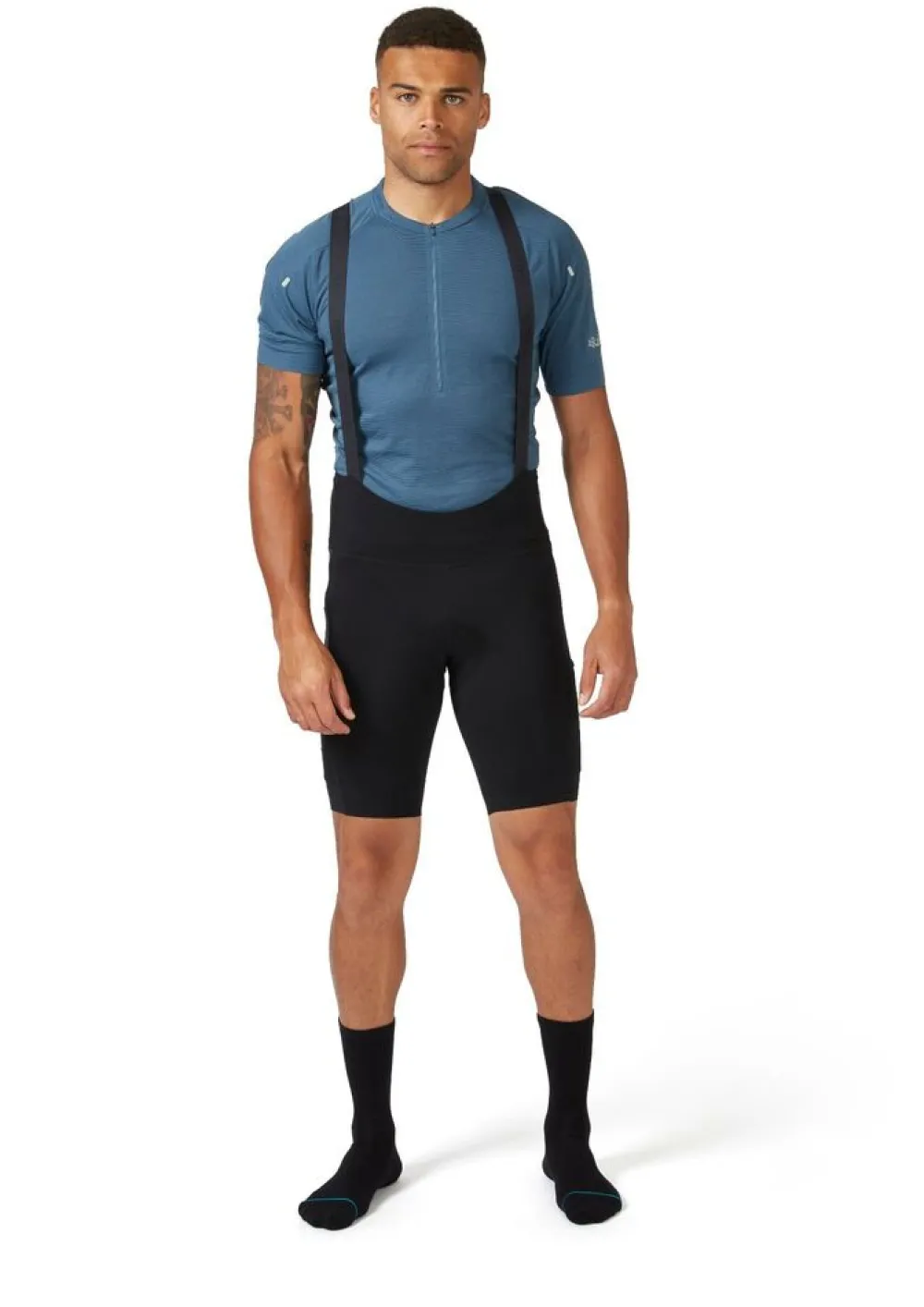 Heren Rab Cinder cargo bib shorts