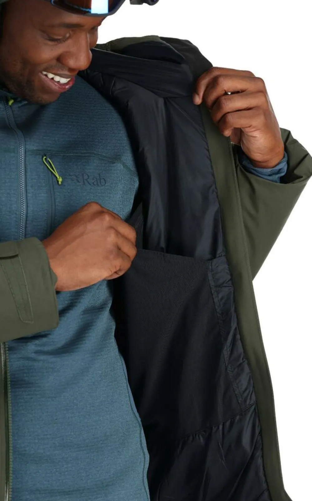 Heren Rab Khroma transpose jacket