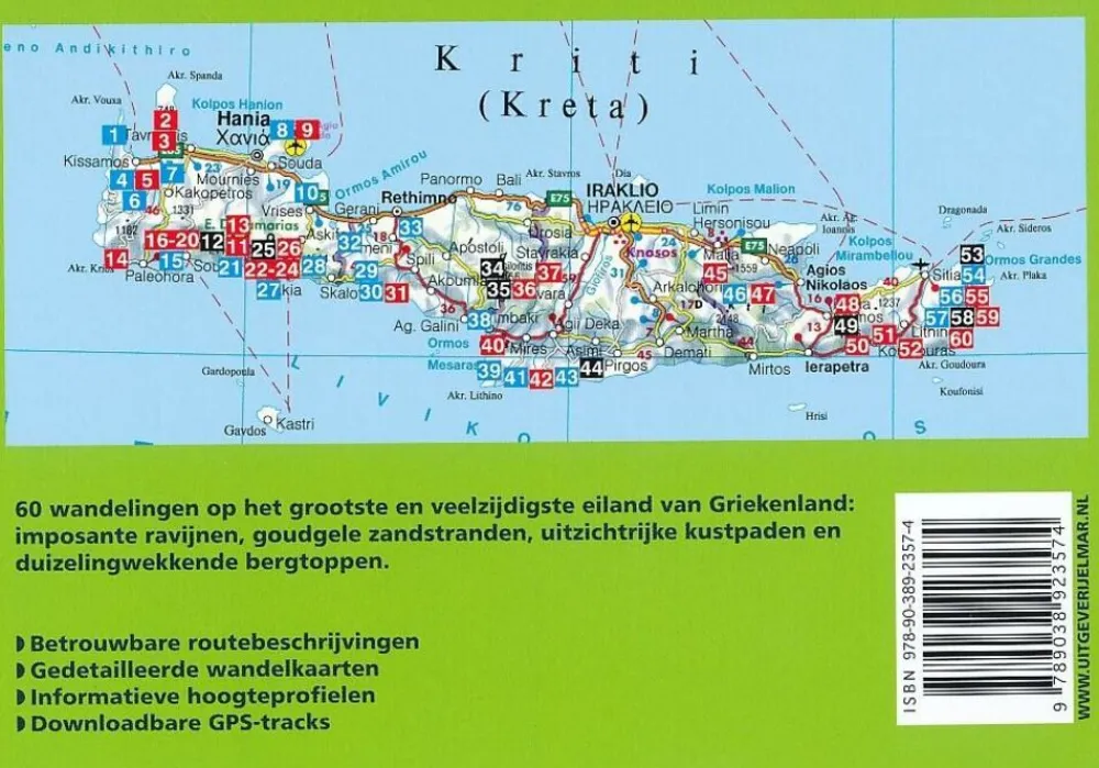 Rother Nederlandstalig Wandelgids Kreta