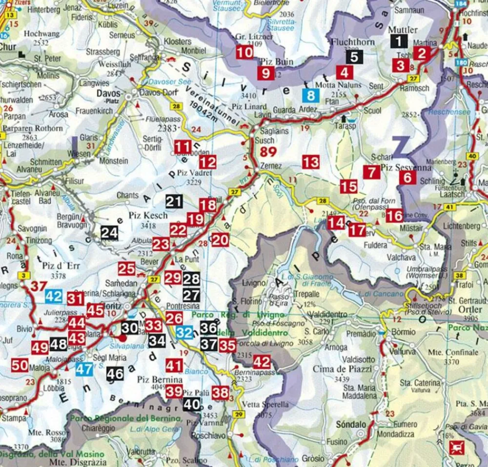 Rother Skiführer Engadin