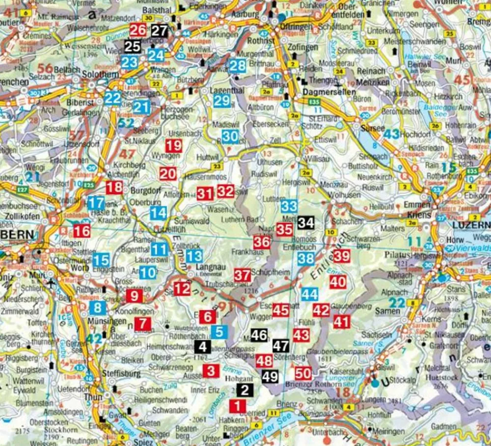Rother Wandelgids Emmental mit Oberaargau