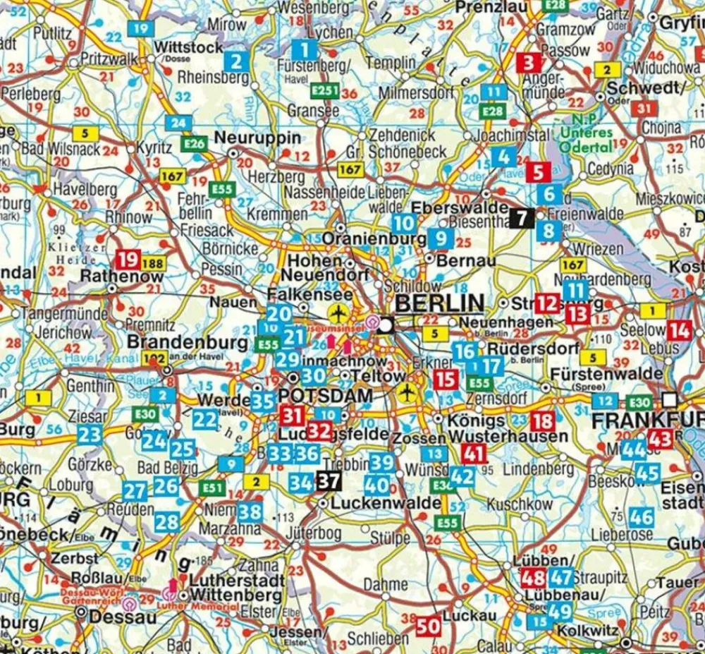 Rother Wandelgids Rund um Berlin