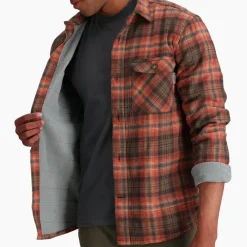 Heren Royal Robbins Snowcap lined flannel l/s