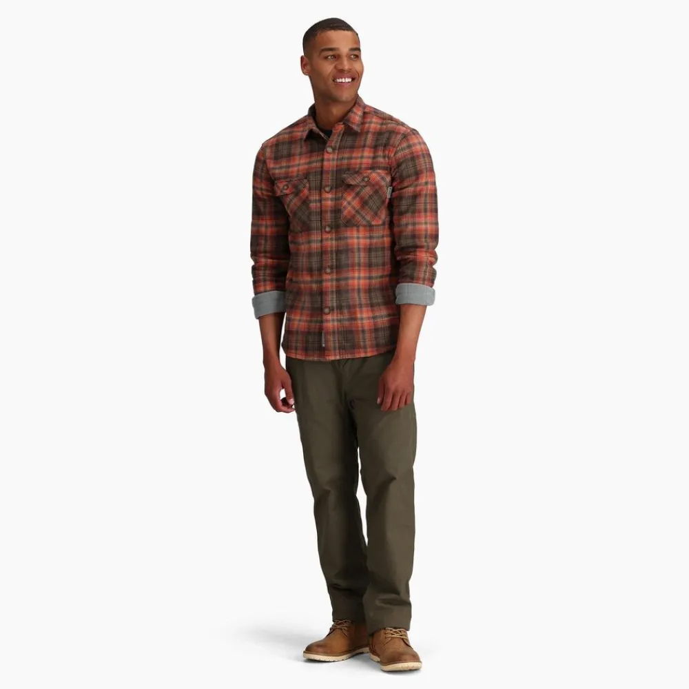Heren Royal Robbins Snowcap lined flannel l/s