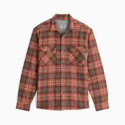 Heren Royal Robbins Snowcap lined flannel l/s