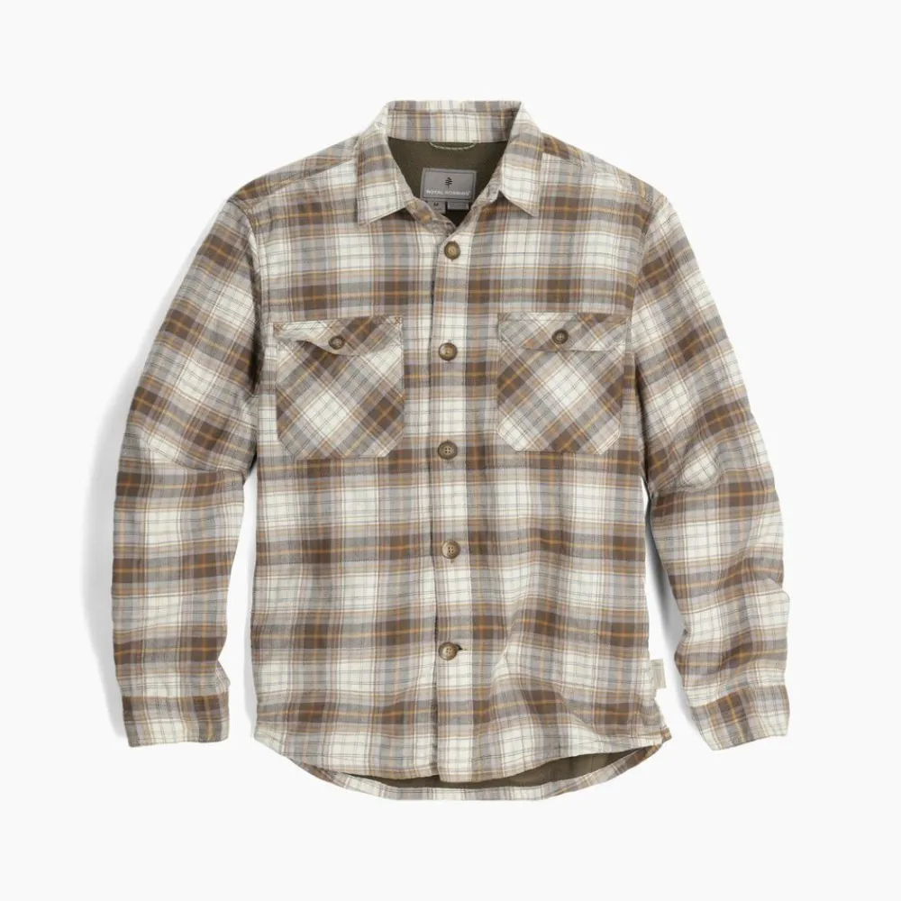 Heren Royal Robbins Snowcap lined flannel l/s