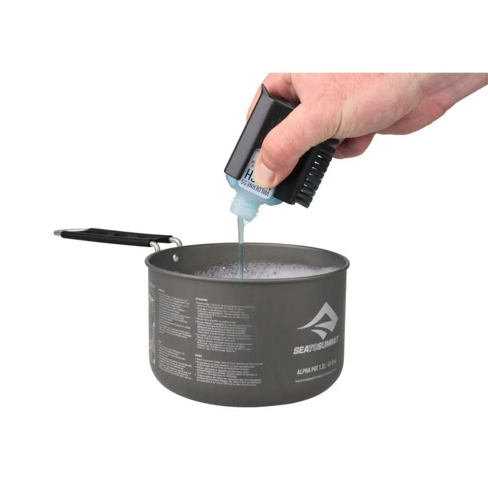 Sea To Summit Camp kitchen pot scrubber 2 peice set black