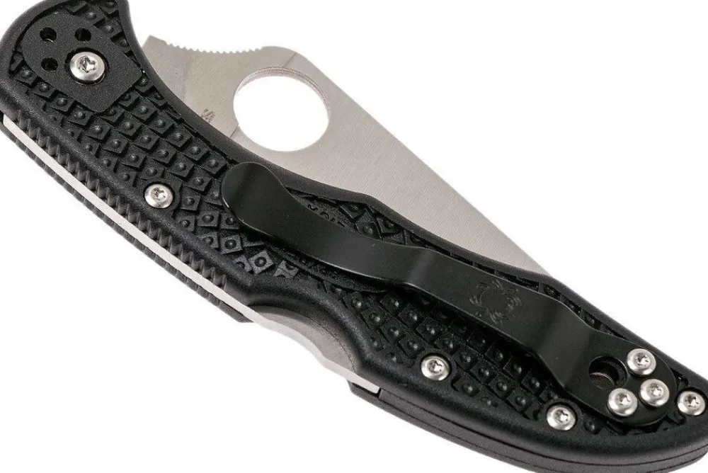 Spyderco Delica 4 lightweight black VG-10 PE