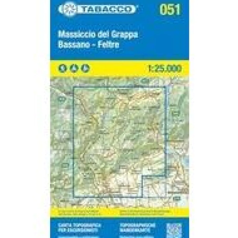 Tabacco Massiccio Del Grappa 051 Bassano - Feltre