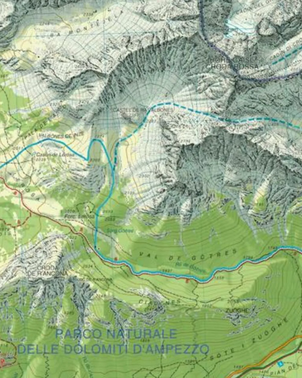 Tabacco Topografische wandelkaart 040 Sarntaler Alpen 1:25.000