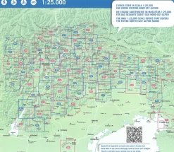 Tabacco Topografische wandelkaart 065 Alpi Giulie Orientali 1:25.000