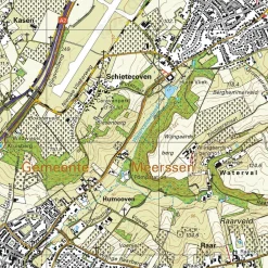 Topografische Dienst Nederland Topografische kaart 33D Loenen
