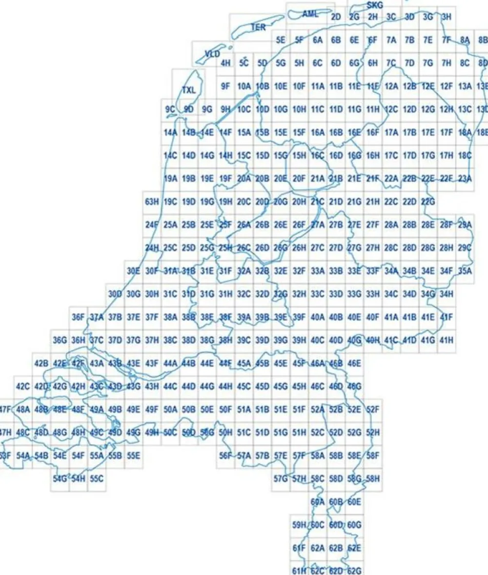 Topografische Dienst Nederland Topografische kaart 16F Diever