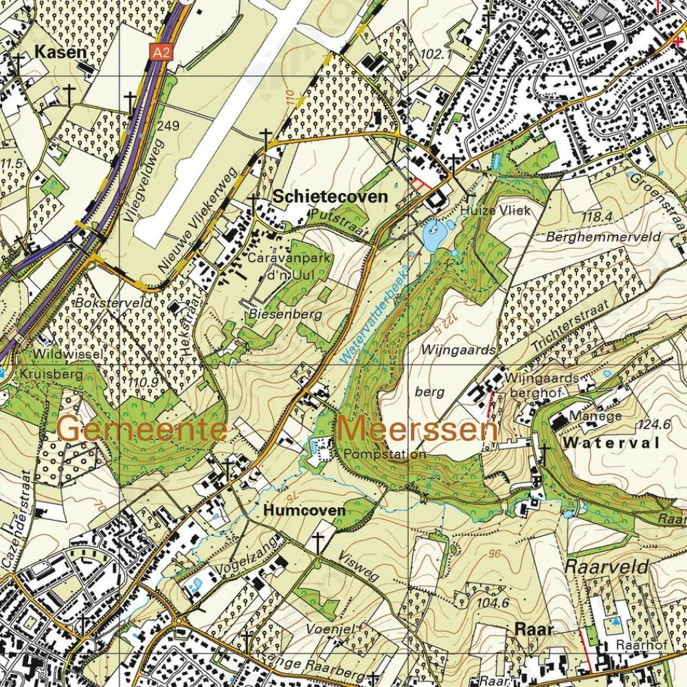 Topografische Dienst Nederland Topografische kaart 28A Hellendoorn
