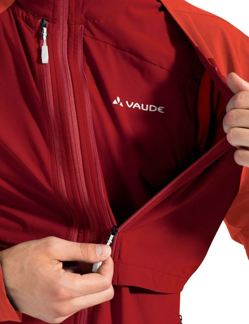 Heren VAUDE Moab ZO jacket - fietsjack met afitsbare mouwen